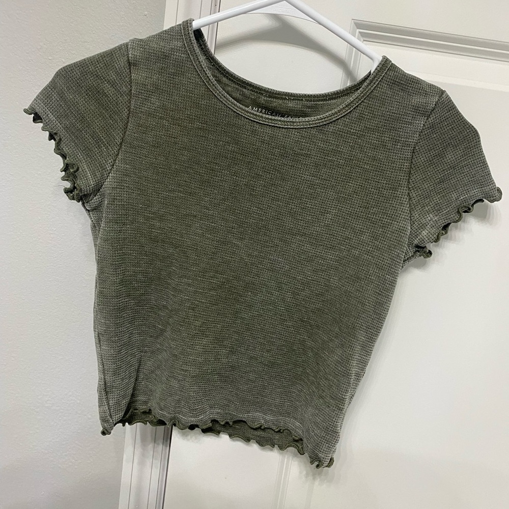 American eagle green top